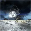 Moonlit Courtyard Simulacrum